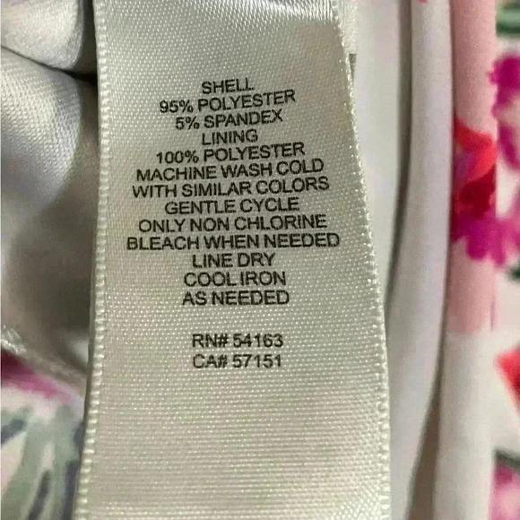 Eliza J White Floral Sleeveless Midi Dress Size 2P whimsical glam feminine glam - Picture 7 of 9